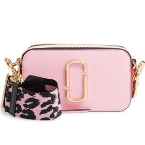 NWT Marc Jacobs Snapshot Crossbody Pink Leopard